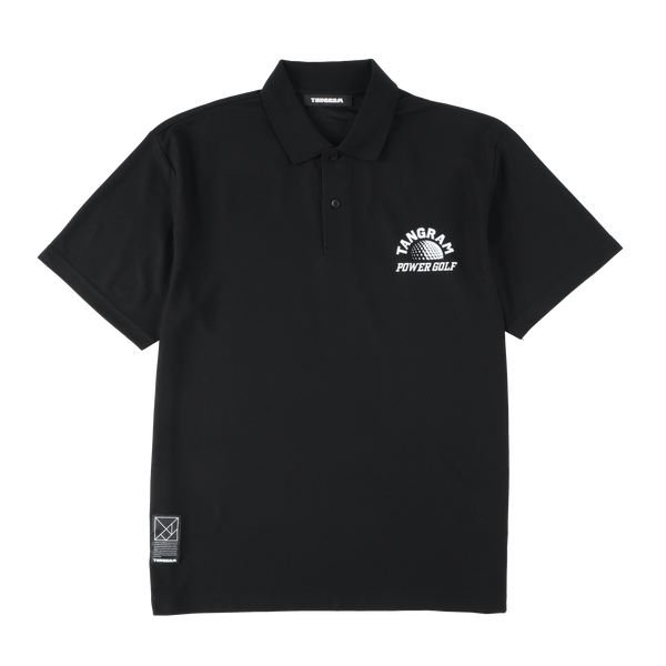 POWER GOLF POLO SHIRTS BLACK TGS-MPL17