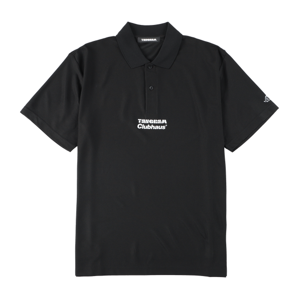 CLUBHAUS × TANGRAM CREW POLO SHIRTS BLACK TGS-MPL19