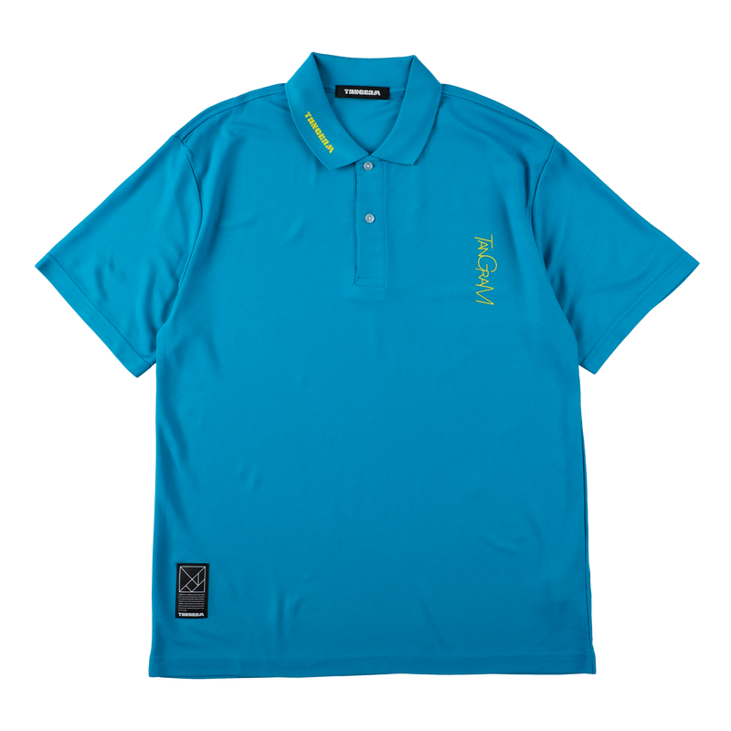 VERTICAL NEON LOGO POLO SHIRTS TURQUOISE TGS-MPL33