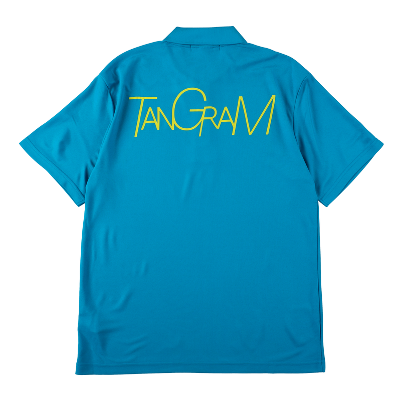 VERTICAL NEON LOGO POLO SHIRTS TURQUOISE TGS-MPL33