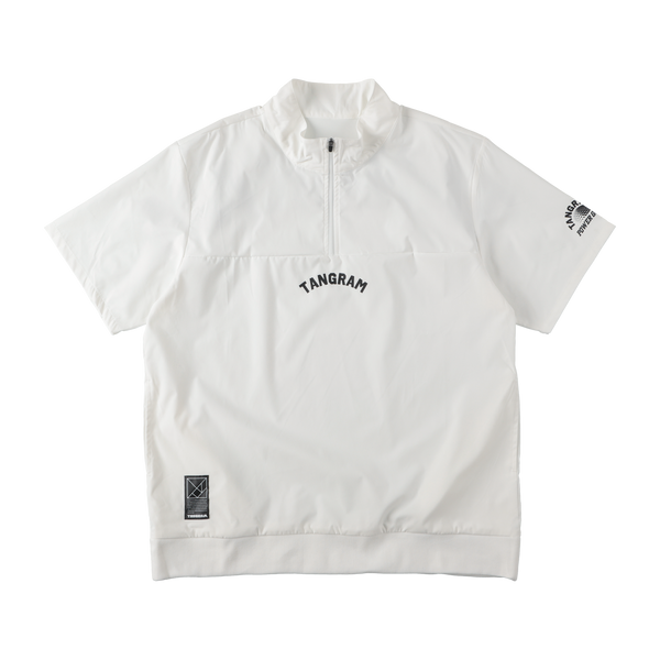 ARCH LOGO HALF ZIP PISTE WHITE TGS-MPU03