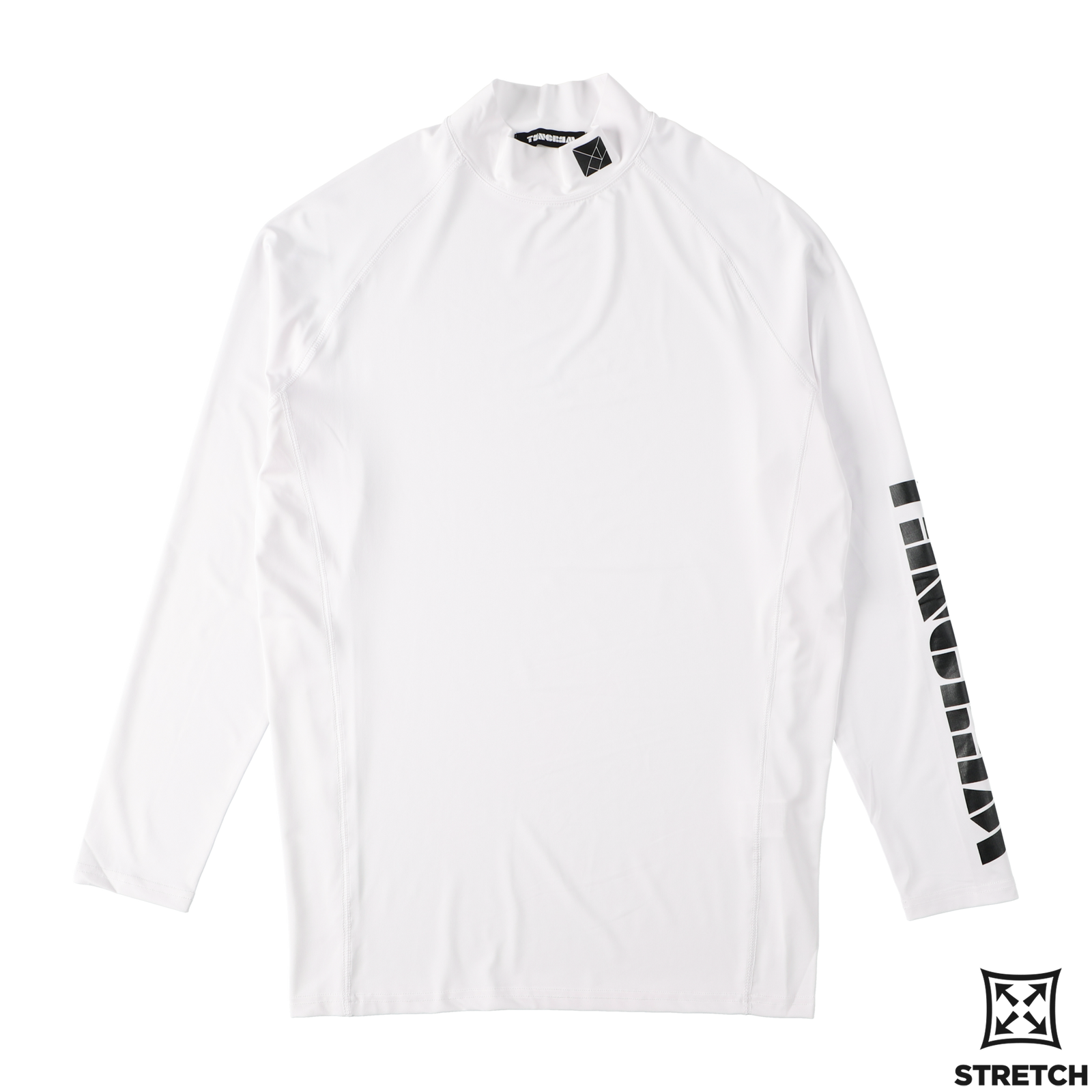 【レザレクション】美品 モックネック ロゴ ホワイト Mサイズ レディース TGS-MT09-2_1_c91c5811-baa6-