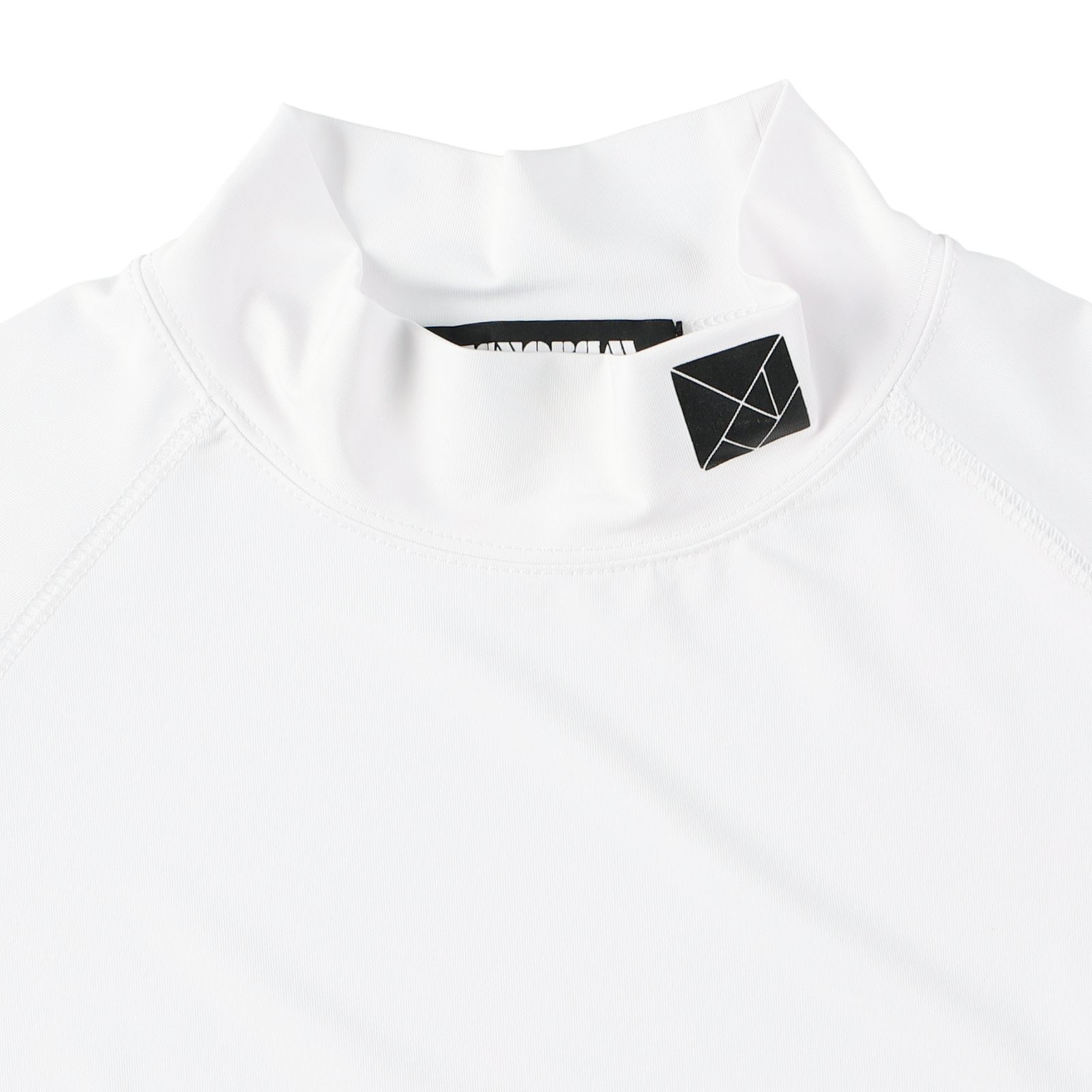 STRETCH FIT LOGO MOCKNECK TEE WHITE TGS-MT09 – TANGRAM STRETCH FIT LOGO MOCKNECK TEE WHITE TGS-MT09 – TANGRAM