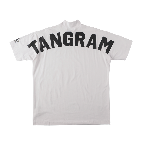 ARCH LOGO MOCK NECK TEE WHITE TGS-MT41