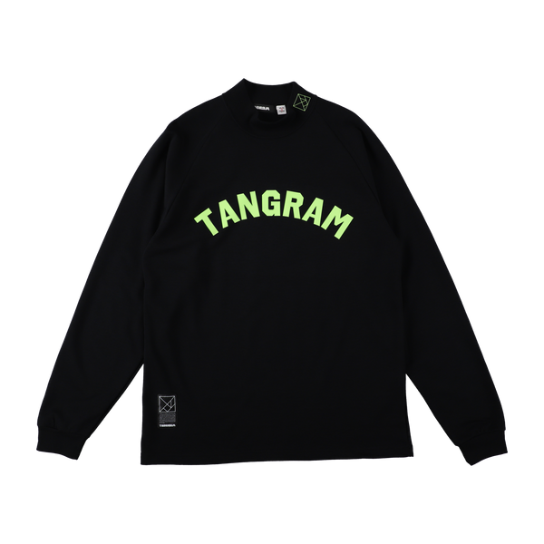 ARCH NEON LOGO AIR MOCKNECK TEE BLACK TGS-MT69