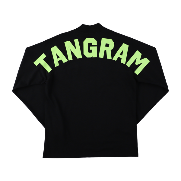 ARCH NEON LOGO AIR MOCKNECK TEE BLACK TGS-MT69
