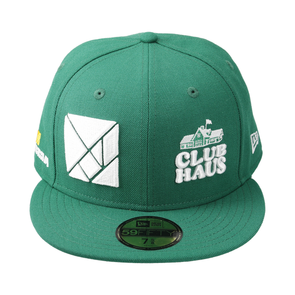 CLUBHAUS × TANGRAM NEW ERA 59FIFTY CAP GREEN TGS-UCAP07