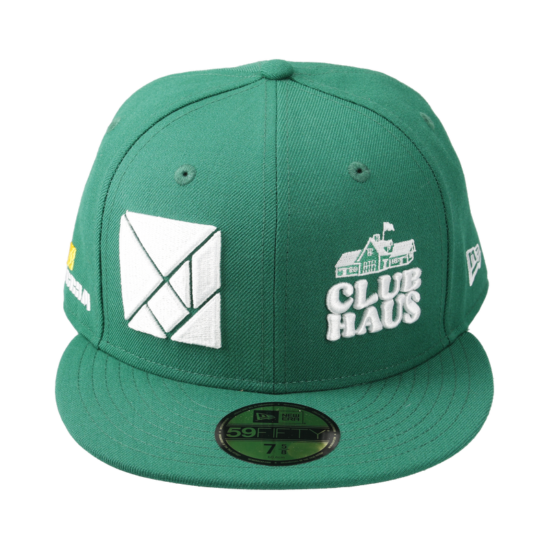 CLUBHAUS × TANGRAM NEW ERA 59FIFTY CAP GREEN TGS-UCAP07