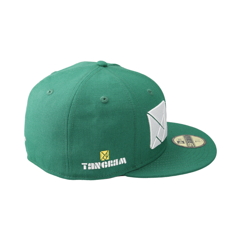 CLUBHAUS × TANGRAM NEW ERA 59FIFTY CAP GREEN TGS-UCAP07