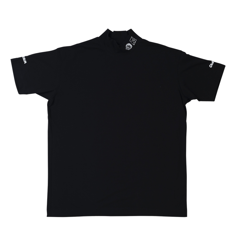 로고 목넥 티셔츠 블랙 TGS-MT05
